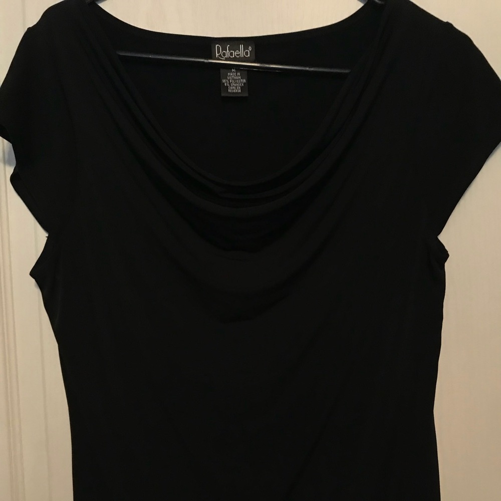 Black Short Sleeve Blouse